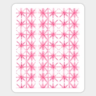 Shibori Tie Dye Pattern in Pink | Summer | Island Paradise| Tropical Sticker